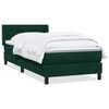 vidaXL Box Spring krevet s madracem tamno zeleni 100x220 cm bar&scaron;un