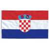 vidaXL Hrvatska zastava 90 x 150 cm