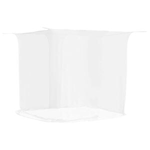 vidaXL Viseća mreža protiv komaraca 156 bijela 220 x 100 x 150 cm