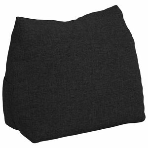 vidaXL Jastuk za leđa Crna 45 x 20 x 35 cm tkanina