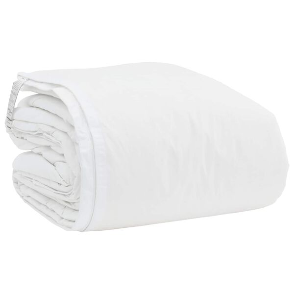 vidaXL Set deka s jastukom 3 pcs Bijelo Perje