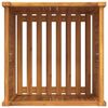 vidaXL Vrtna sadilica s oblogom 50x50x50 cm od masivnog drva bagrema