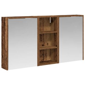 vidaXL Set ormarića za kupaonicu 3 pcs 116 x 16 x 62,5 cm
