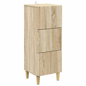 vidaXL Ormar s ladicama Hrast sonoma 33 x 34,5 x 90 cm
