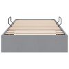 vidaXL Krevet s od storage Svijetlo siva 90 x 190 cm tkanina