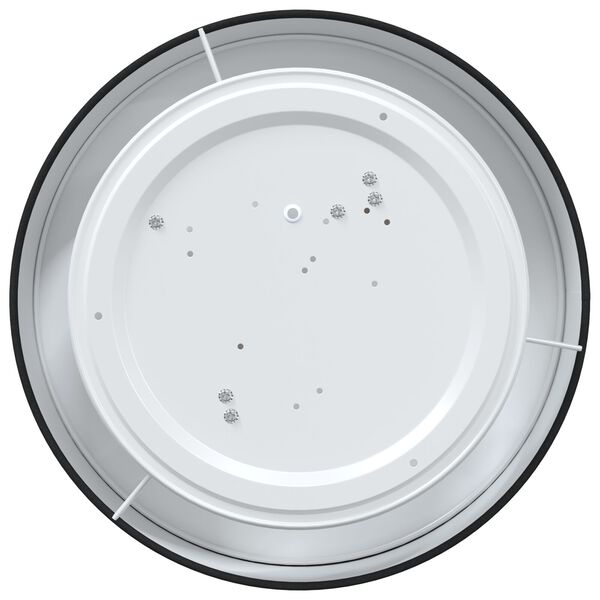 vidaXL Stropna svjetiljka Crna 38 x 38 x 13,5 cm tkanina