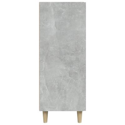 vidaXL Komoda siva boja betona 69,5x34x90 cm od konstruiranog drva