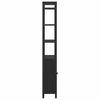 vidaXL Ormarić za knjige Crni hrast 60 x 24 x 161 cm Konstruirano drvo