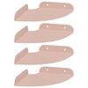 vidaXL Lebdeća polica s policom 4 pcs Ružičasta 15 x 15 x 2 cm