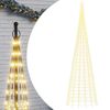 vidaXL LED božićno drvce 3000 LED toplo bijelo 800 cm