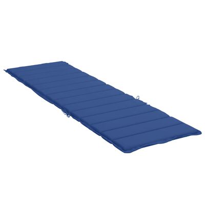 vidaXL Jastuk za ležaljku kraljevsko plavi 200x70x3 cm tkanina Oxford