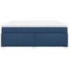 vidaXL Krevet s oprugama i madracem plavi 180x200 cm od tkanine