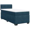vidaXL Box spring krevet s madracem tamnoplavi 90x200 cm bar&scaron;unasti