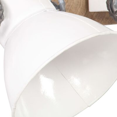 vidaXL Industrijska zidna svjetiljka bijela 65 x 25 cm E27