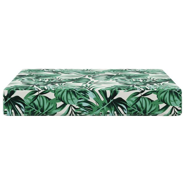 vidaXL Jastuk za vanjsku sofU Uzorak lista 60 x 60 x 8 cm Poliester