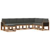 vidaXL Set vanjskih sofa 8 kom. Prirodna i antracit