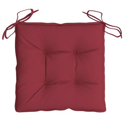 vidaXL Jastuci za stolice 6 kom boja vina 50x50x7 cm tkanina Oxford