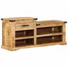 vidaXL klupa Smeđa 110 x 35 x 50 cm Grubi Mango