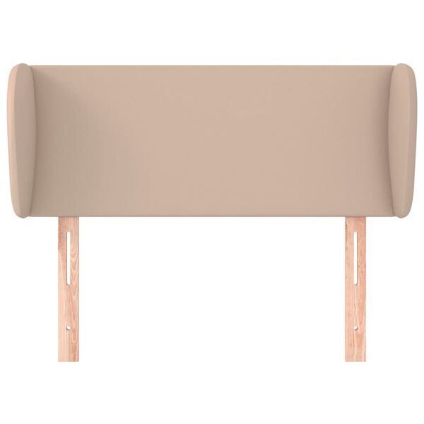 vidaXL Uzglavlje s ušima boja cappuccina 103x23x78/88 cm umjetna koža