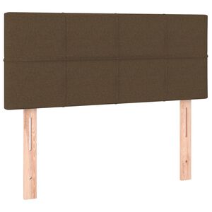 vidaXL Uzglavlje tamnosmeđe 80 x 5 x 78/88 cm od tkanine