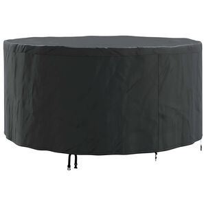 vidaXL Pokrov za namje&scaron;taj 182 x 182 x 85 cm 600D Oxford tkanina Crna