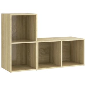 vidaXL TV ormarići 2 kom boja hrasta 72x35x36,5 cm konstruirano drvo