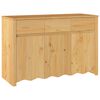 vidaXL Kreveta s ladicama Drammen Boja hrasta 114 x 43 x 75,5 cm