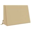 vidaXL Jastučić za leđa SOEST 100% poliester Bež 60 x 20 x 40 cm