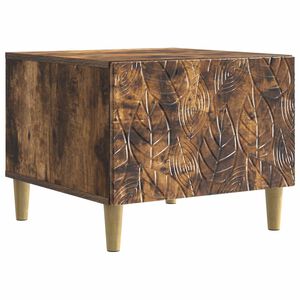 vidaXL Kava Stol Dimljeni hrast 50 x 49 x 40 cm Konstruirano drvo