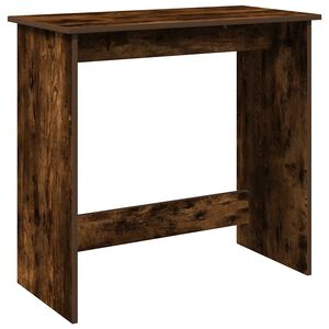 vidaXL Radni stol boja dimljenog hrasta 80x40x75 cm konstruirano drvo