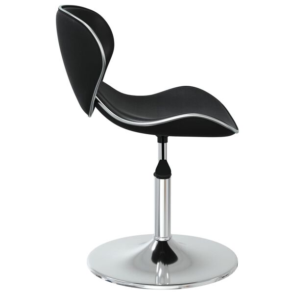 vidaXL Blagovaonske stolice od umjetne kože 4 kom crne