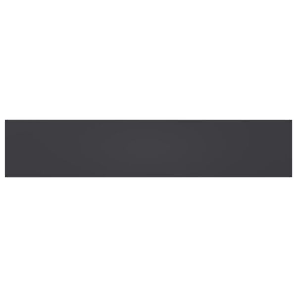 vidaXL Police za knjige 8 kom sive 100 x 20 x 1,5 cm od iverice