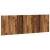 vidaXL Zidno uzglavlje boja staro drvo 240x1,5x80 cm konstruirano drvo