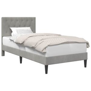 vidaXL Krevetna konstrukcija Svjetlosiva 80 x 200 cm Bar&scaron;un
