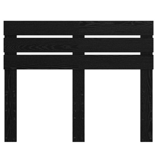 vidaXL Uzglavlje Crni hrast 120 cm Konstruirano drvo