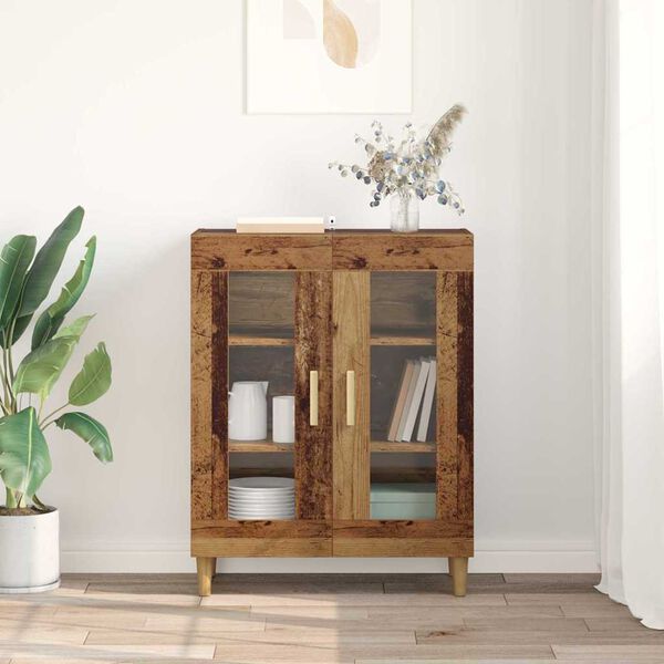 vidaXL Kreveta Staro drvo 69,5 x 34 x 90 cm Konstruirano drvo