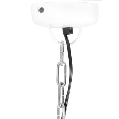 vidaXL Industrijska viseća svjetiljka 25 W bijela okrugla 32 cm E27