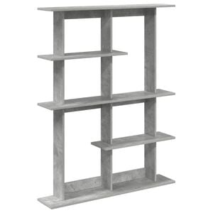 vidaXL Polica na zidu Betonska siva 102 x 20 x 130 cm
