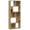 vidaXL Polica za knjige Artisan hrast 67x24x161 cm Konstruirano drvo