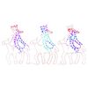 vidaXL Božićne figure sveta tri kralja s 504 LED žarulje 70 x 50 cm