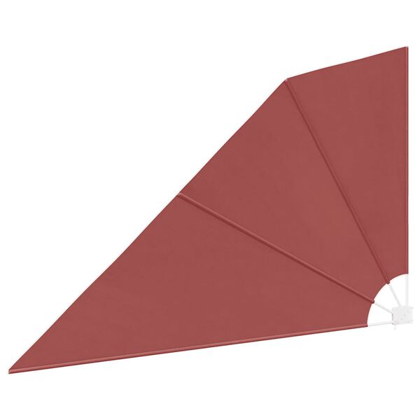 vidaXL Sklopiva bočna tenda terakota 160 x 240 cm