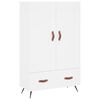 vidaXL Visoka komoda bijela 69,5 x 31 x 115 cm od konstruiranog drva