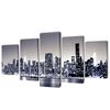 vidaXL Zidne Slike na Platnu Monokromatski Set s Printom New York 200 x 100 cm