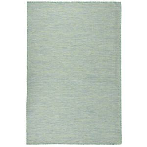 vidaXL Vanjski tepih ravnog tkanja 120 x 170 cm tirkizni