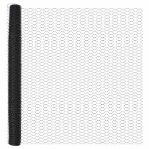 vidaXL Heksagonalna ograda s stubom 10 x 1,6 m Čelik premazan PVC-om