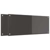 vidaXL Kuhinjski zaštita 2 pcs Tamno siva 100 x 40 cm