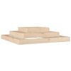 vidaXL Sadilica 110x110x27 cm od masivne borovine