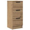 vidaXL Komoda Artisan hrast 30x30x70 cm izrađeno drvo