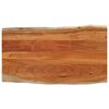vidaXL Stolna ploča 110x60x3,8 cm pravokutna bagremovo drvo živi rub