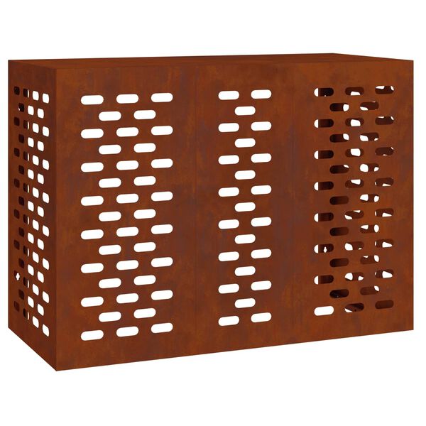 vidaXL Pokrov za klima uređaj Rđa 110 x 50 x 80 cm